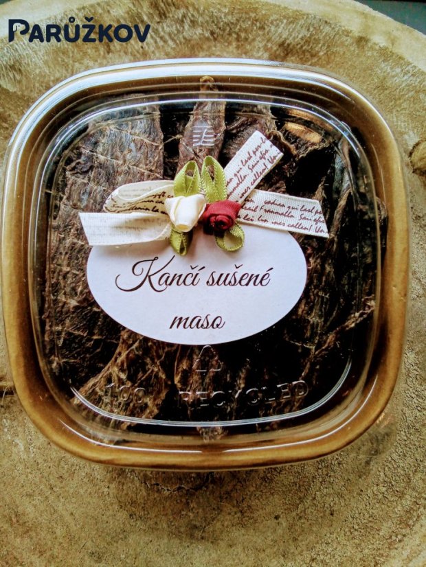 KANČÍ SUŠENÉ MASO PRO PSY A KOČKY 200g - krabička velikost S