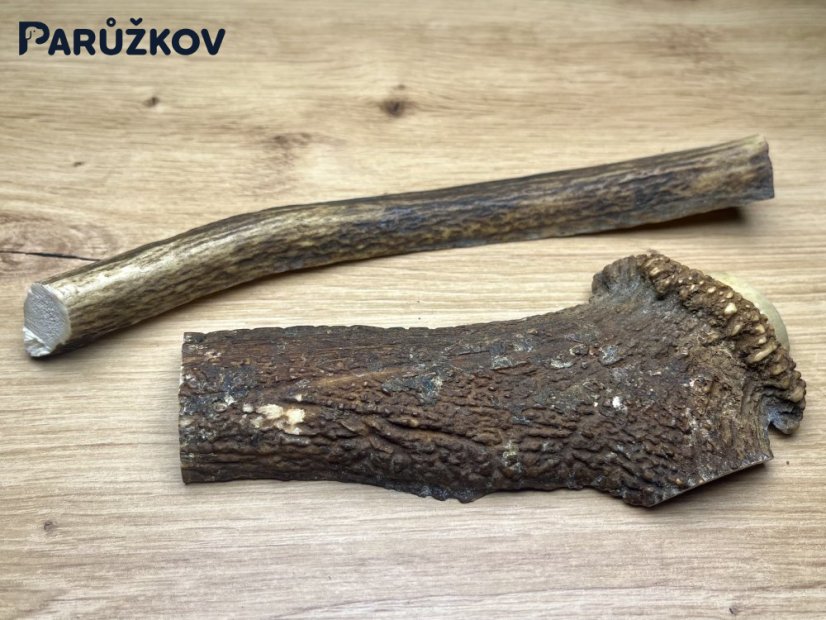 JELENÍ PAROHY - Duo - půlené (21 cm)