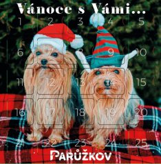 ADVENTNÍ KALENDÁŘ pro psy s náplní  kvalitních dobrůtek
