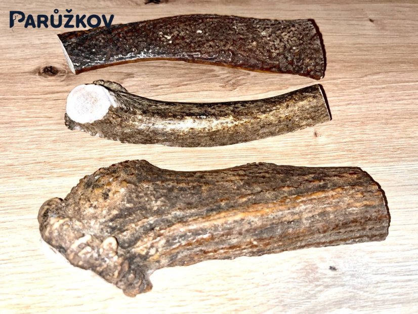 JELENÍ PAROHY - Trio - půlené (16 cm)