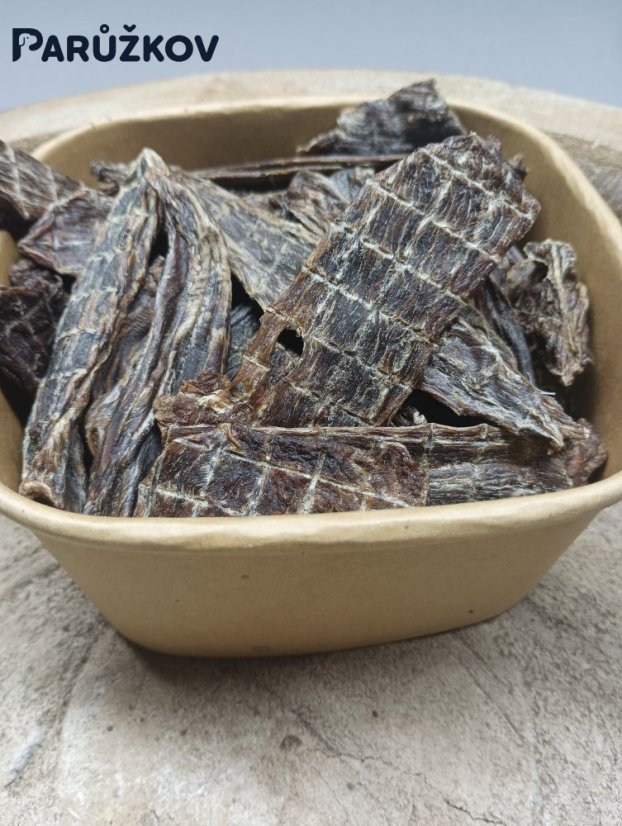 SRNČÍ SUŠENÉ MASO PRO PSY A KOČKY 200g - krabička velikost S