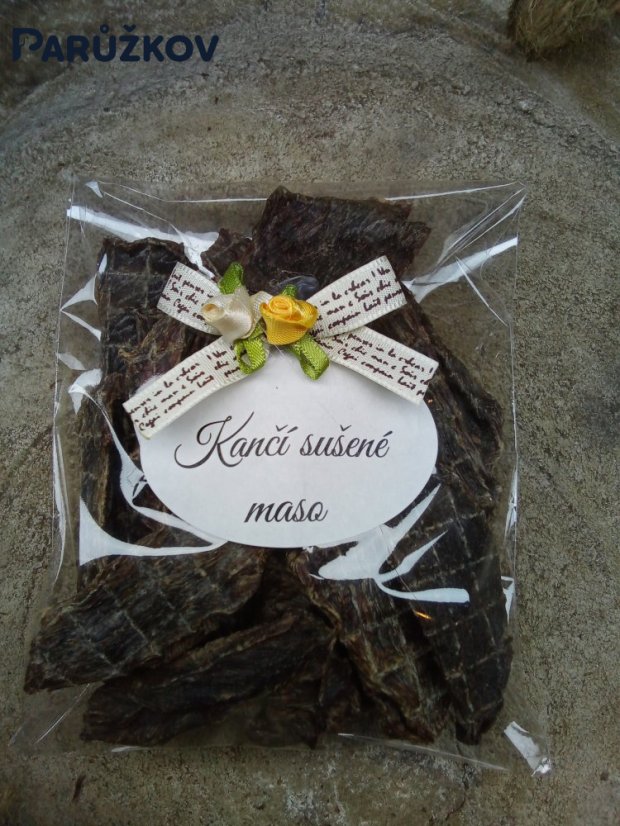 KANČÍ SUŠENÉ MASO PRO PSY A KOČKY 100g