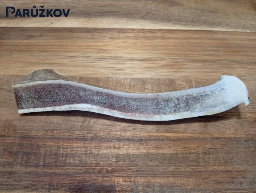 JELENÍ PARŮŽEK PRO PSY - 15 cm - PŮLENÝ