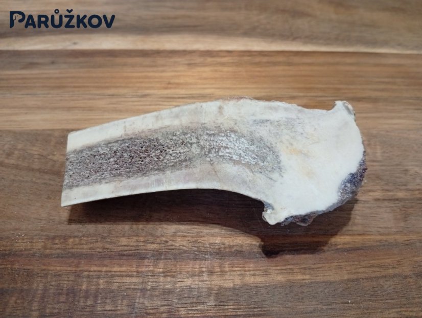 JELENÍ PARŮŽEK PRO PSY - 11 cm - PŮLENÝ